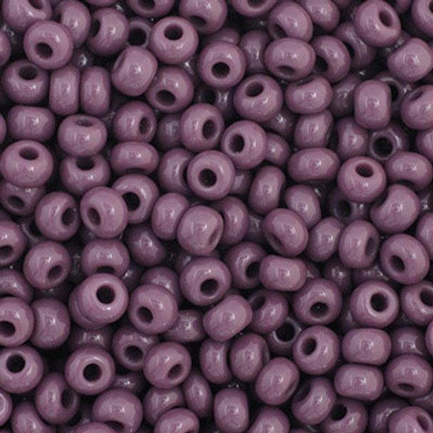 Czech Seed Bead 11/0 Opaque Dark Mauve 22g Vial