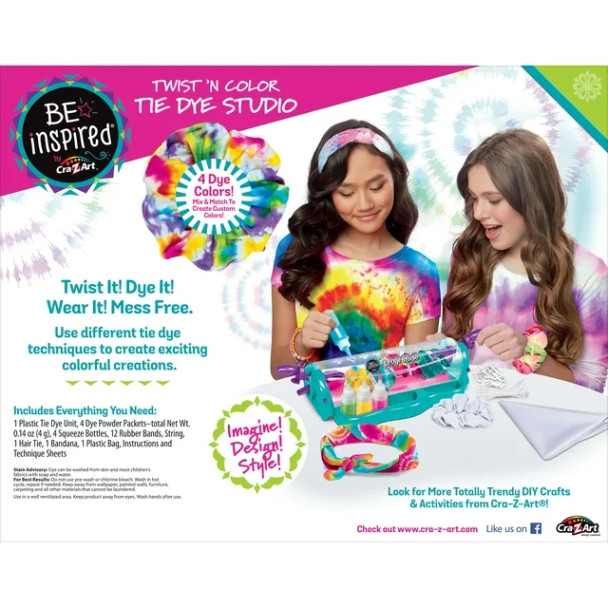 Twist'N Color Tie Dye Studio Be Inspired