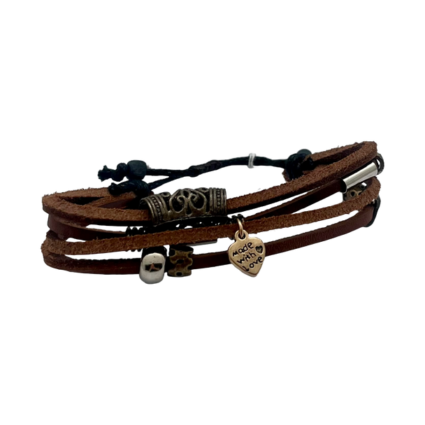 Adjustable Leather Bracelet Assorted Designs