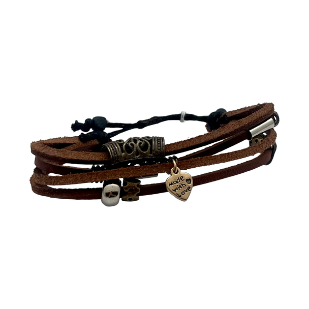 Adjustable Leather Bracelet Assorted Designs