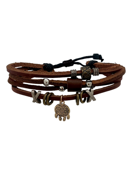 Adjustable Leather Bracelet Assorted Designs