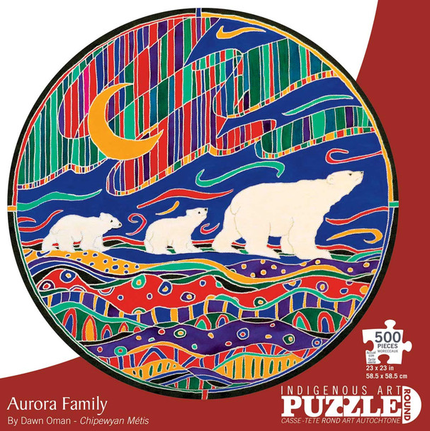 Jigsaw Puzzle 500pcs "Aurora Family" Dawn Oman