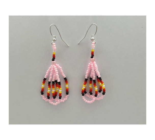 3 Strand Loop Dangle Earrings 2"  Assorted