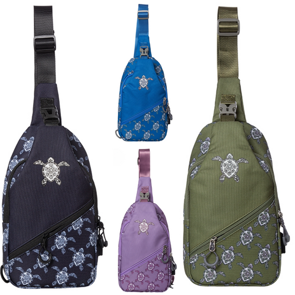 Crossbody Sling Bag Turtle Design