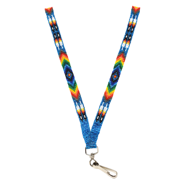 Beaded Lanyard Loomed Assorted 1pc
