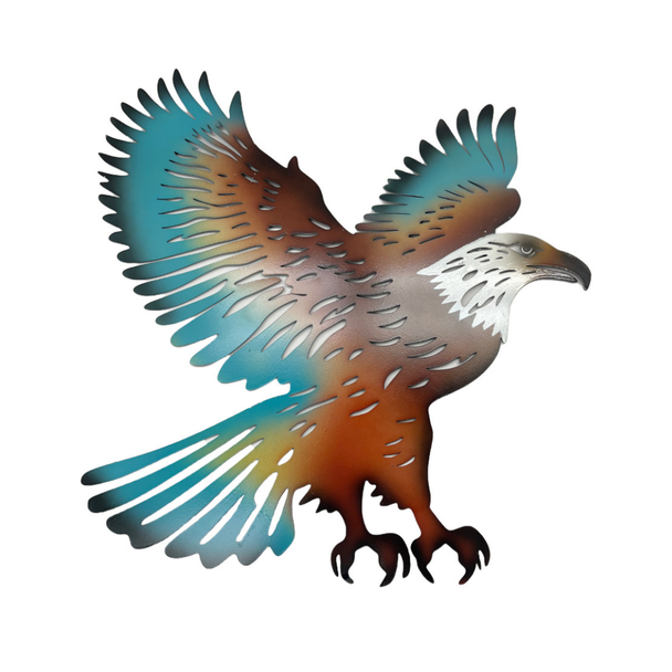 Wall Hanging Metal Eagle