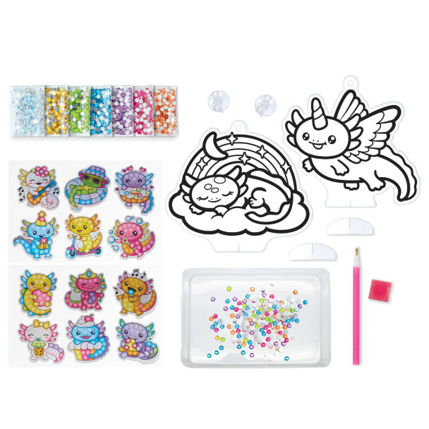 Big Gem Diamond Painting Axolotl Faber-castell