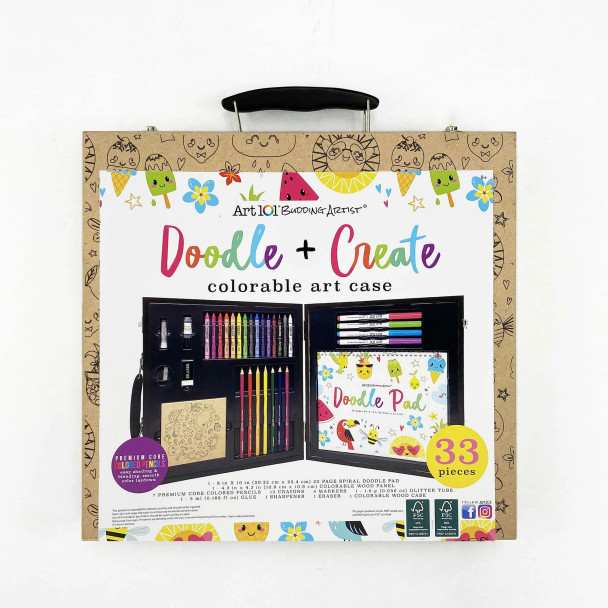 Doodle + Create Colorable Art Case Art 101