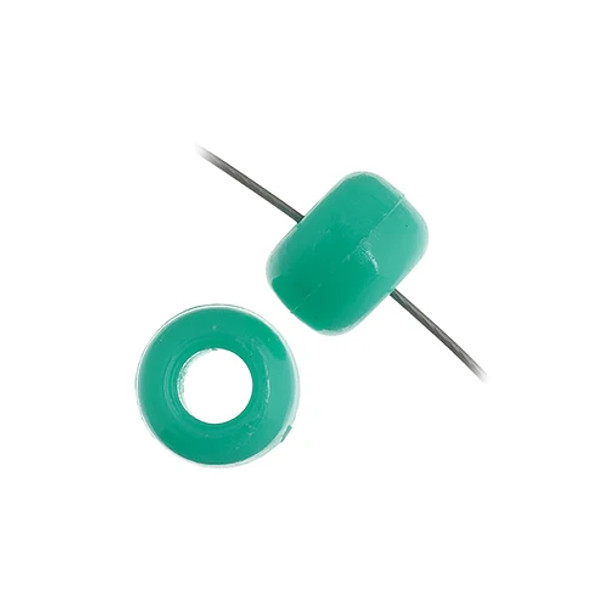 Crow Beads Plastic 1000pcs 9mm Opaque Light Turquoise