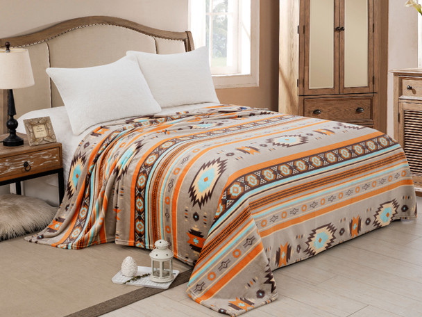 Silk Touch Blanket Queen Sedona Sky Collection