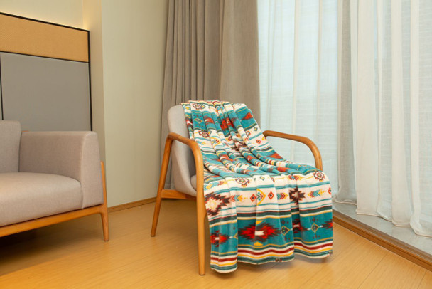 Case Pack Of 24 - Fleece Throw Skipping Stones 46X60