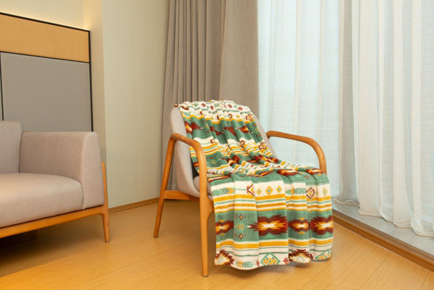 Case Pack Of 24 - Fleece Throw Skipping Stones 46X60