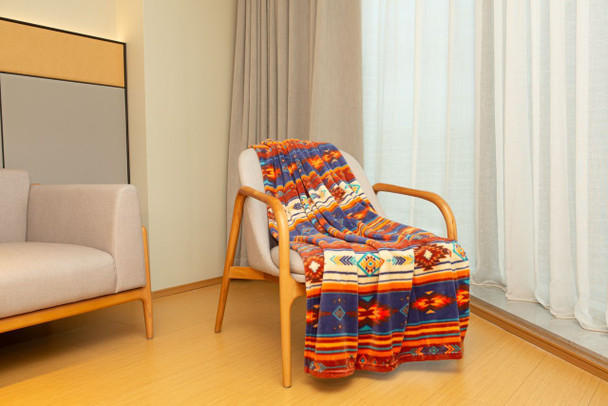 Case Pack Of 24 - Fleece Throw Skipping Stones 46X60