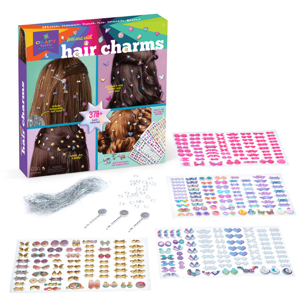 Fold And Stick Hair Charms Craft Tastic