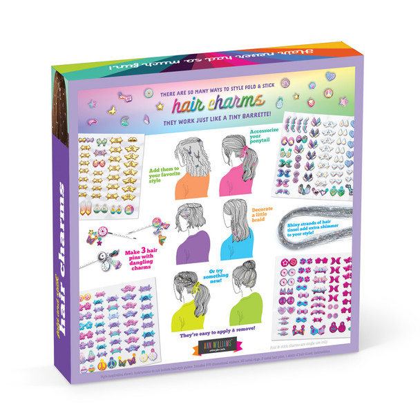 Fold And Stick Hair Charms Craft Tastic