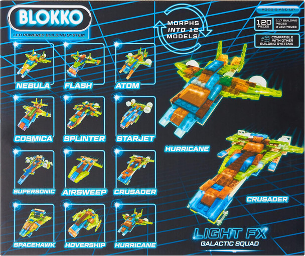 Light FX Galactic Squad 120pc BLOKKO