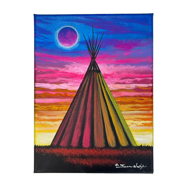 Canvas Painting 9x12 By James Wedzin