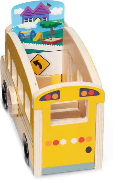 Pull-back School Bus Blues Clues - Melissa & Doug Pull-back School Bus Blues Clues - Melissa & Doug