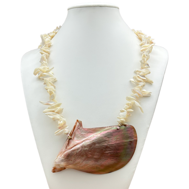 Statement Necklace Shell
