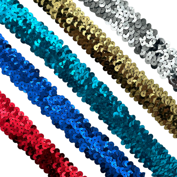 SEQUIN TRIM 30mm 1.18" - SOLD PER METER