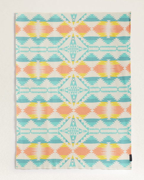 Baby Blanket With Beanie Falcon Cove Tan Pendleton