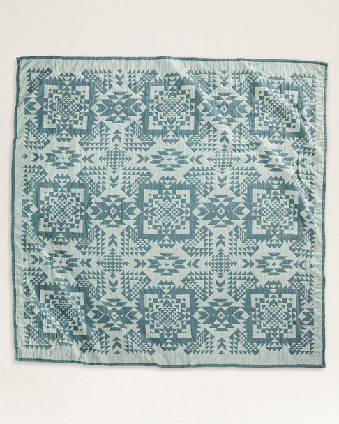 Queen Opal Springs Cotton Matelassé Pendleton