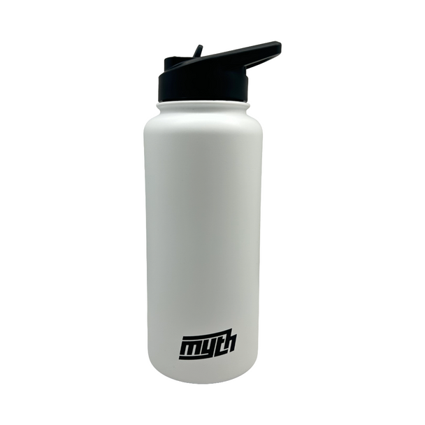 Water Bottle Stainless Steel 32oz White Myth