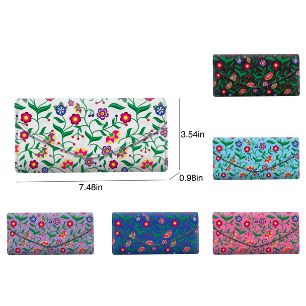 Wallet Fleece with Snap Floral Enchantment