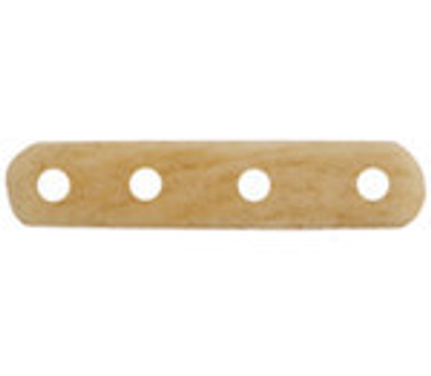 Bone Spacer Antique 4 Hole 34mm 10pk