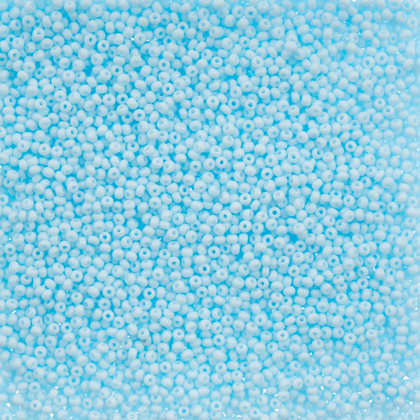 Czech Seedbead 11/0 Light Blue SOLGEL 22g Vial