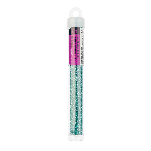 Czech Seedbead 11/0 Turquoise Solgel 22g Vial