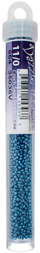 Czech Seed Bead 11/0 Opaque Dark Blue Luster 23g Vial