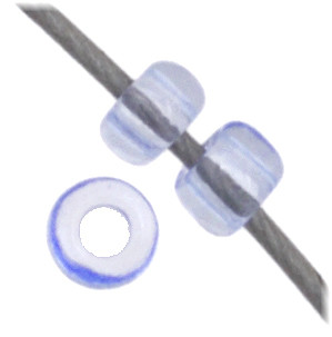 Czech Seedbead 11/0  Transparent Tanzanite Dyed 22g Vial