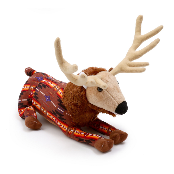 Plush Toy 10" Southwest Multicolors Design Elk