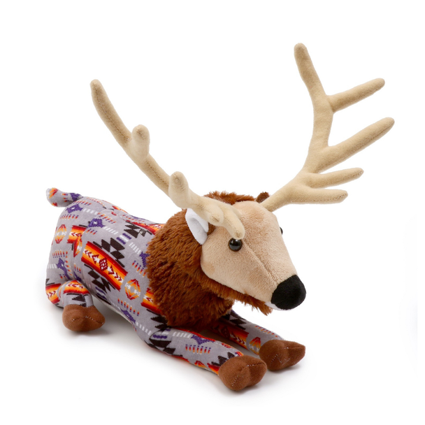 Plush Toy 10" Southwest Multicolors Design Elk