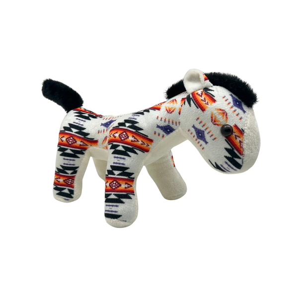 Plush Toy 10" Southwest Multicolors Design Horse