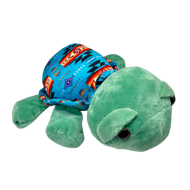 Plush Toy 10" Southwest Multicolors Design Turtle