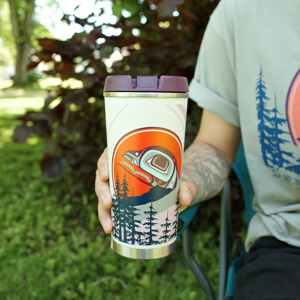 Travel Mug Art "The Light Keeper" Adam Lewis 18oz