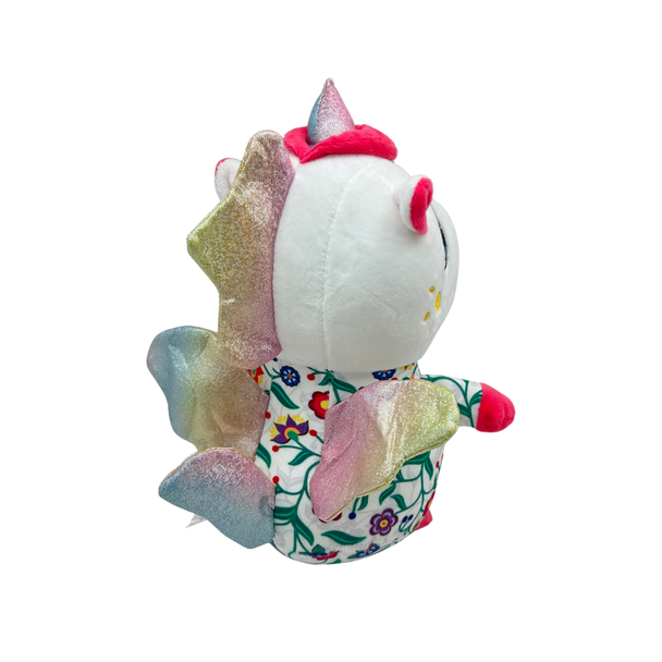Plush Toy 10" Unicorn Floral