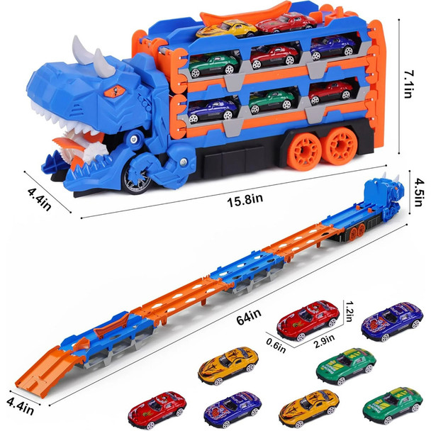2-in-1 Dinosaur Truck Blue