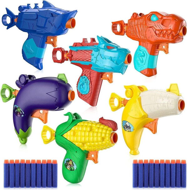 Blasters Set 6pcs Monsterbot Vs Funplants