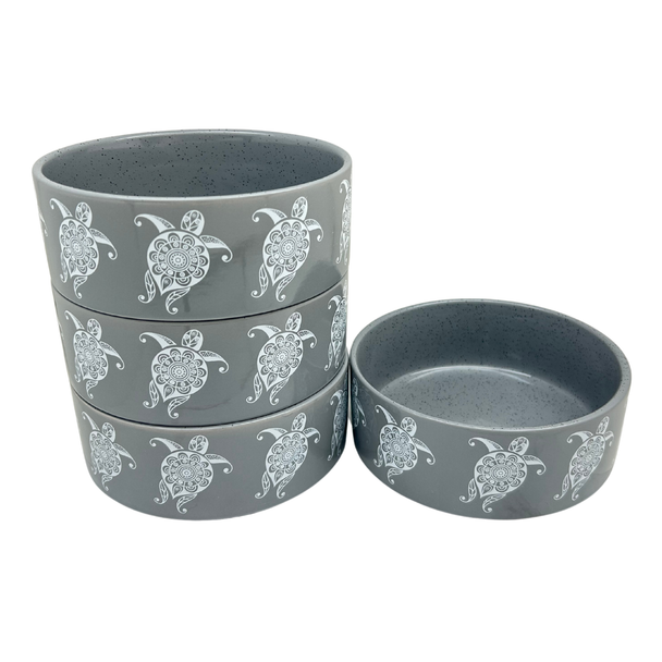 Ceramic Soup Bowl Set 4pk Turtle