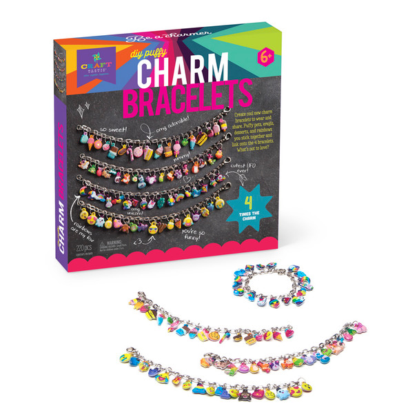 DIY Puffy Charm Bracelets Kit