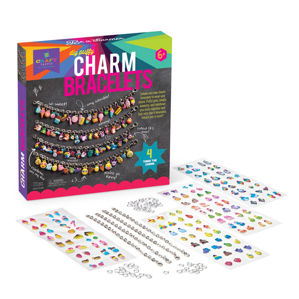 DIY Puffy Charm Bracelets Kit
