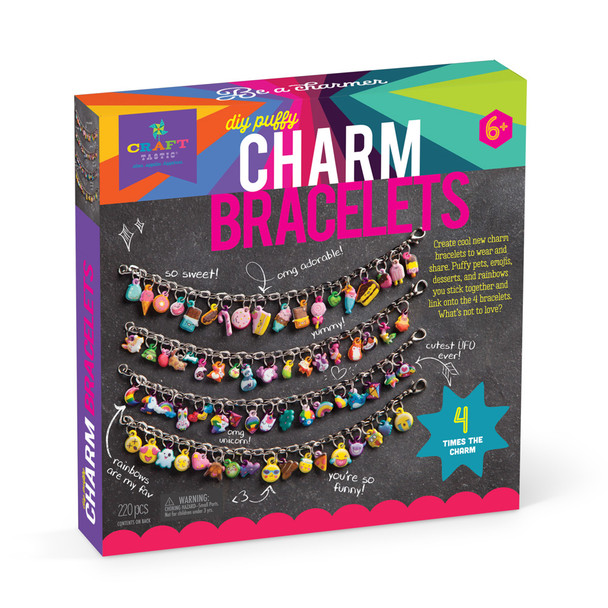 DIY Puffy Charm Bracelets Kit