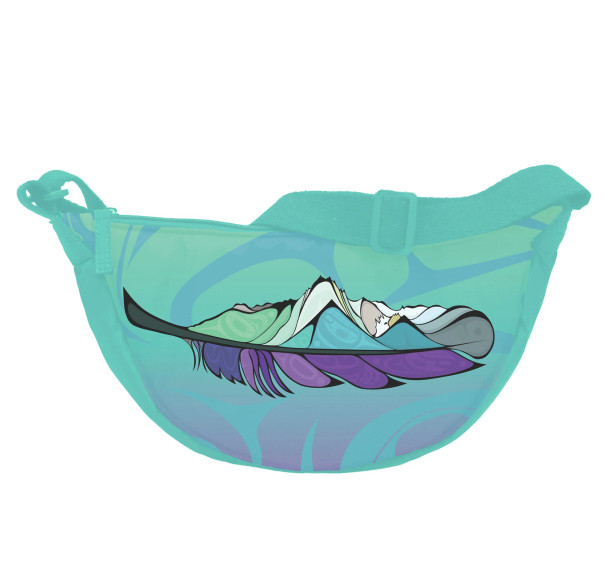 Shoulder bag " Healing feather" Michelle Stoney
