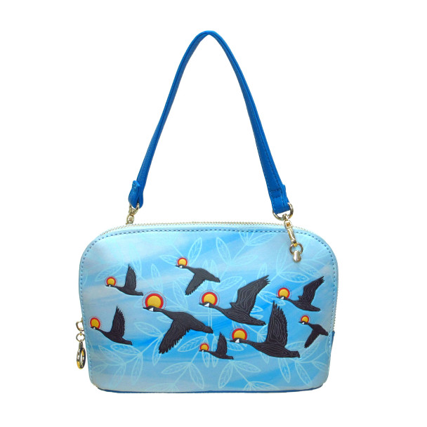 Crossbody Purse Artists "Niskak (Geese)" Eruoma Awashish