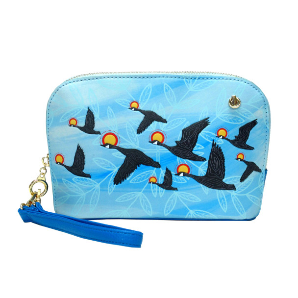 Crossbody Purse Artists "Niskak (Geese)" Eruoma Awashish