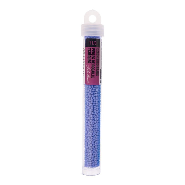 Czech Seedbead 11/0 Purple Chalk Dyed Solgel 22g Vial
