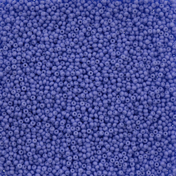 Czech Seedbead 11/0 Purple Chalk Dyed Solgel 22g Vial